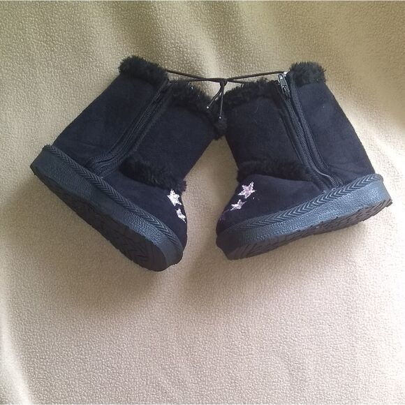 ⬇️⬇️⬇️Ositos Girl's Black Fairy Boots - Picture 7 of 9